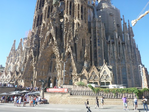 Lower part of Sagrada Familia